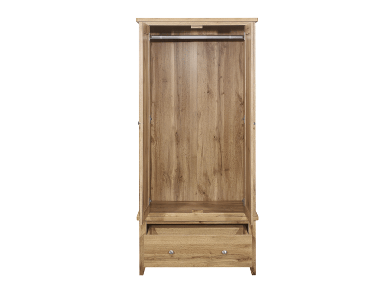 Hampstead 2 Door 1 Drawer Wardrobe - image 6