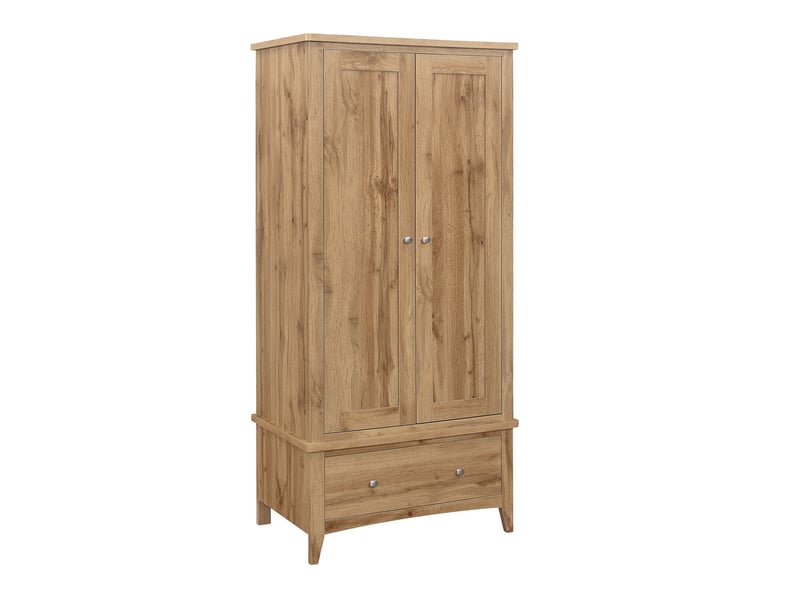 Hampstead 2 Door 1 Drawer Wardrobe - image 3