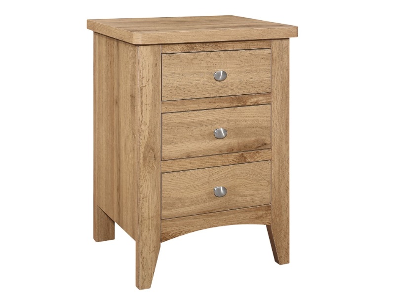 Hampstead 3 Drawer Bedside - image 2