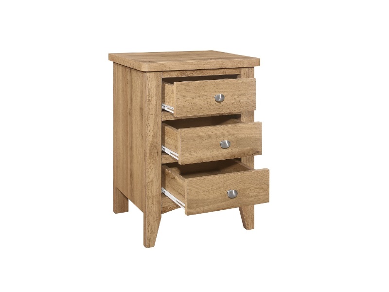 Hampstead 3 Drawer Bedside - image 3