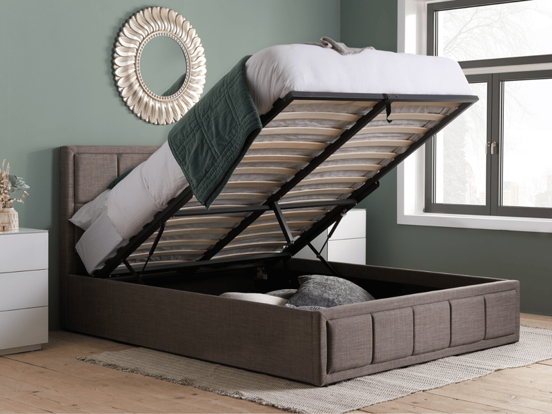 Hannover Fabric Ottoman Bed - image 1