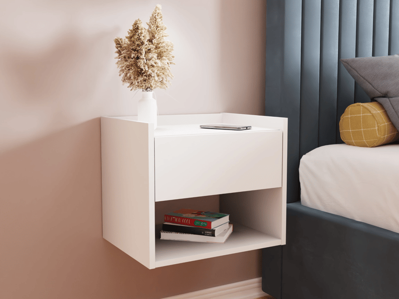 Harmony Wall Mounted Bedside Tables (Pair) - image 1