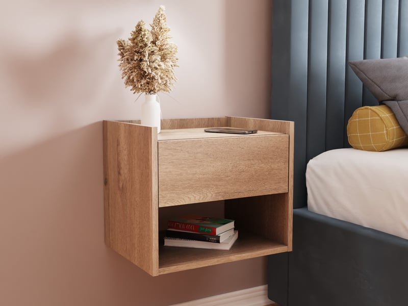 Harmony Wall Mounted Bedside Tables (Pair) - image 1
