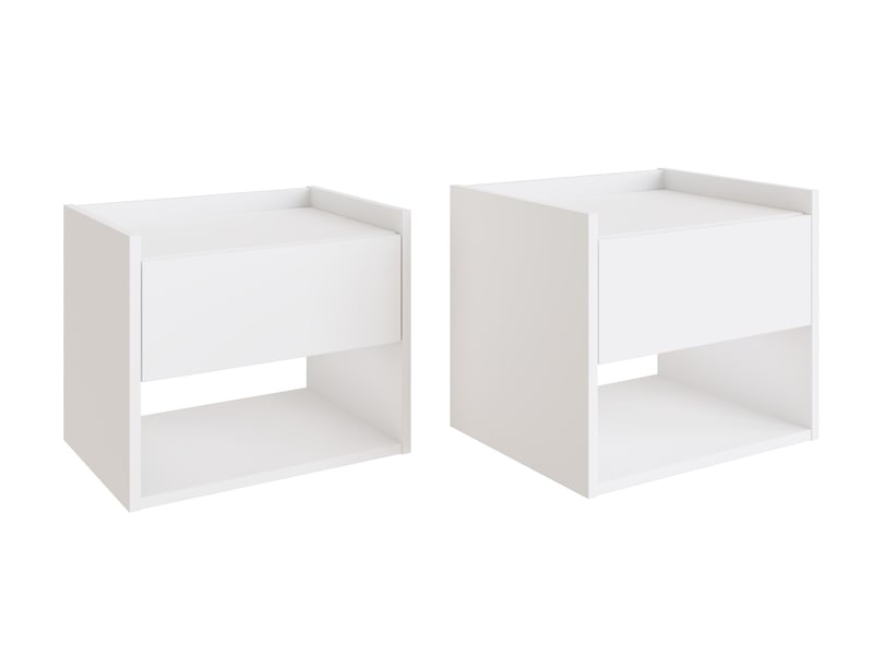 Harmony Wall Mounted Bedside Tables (Pair) - image 3