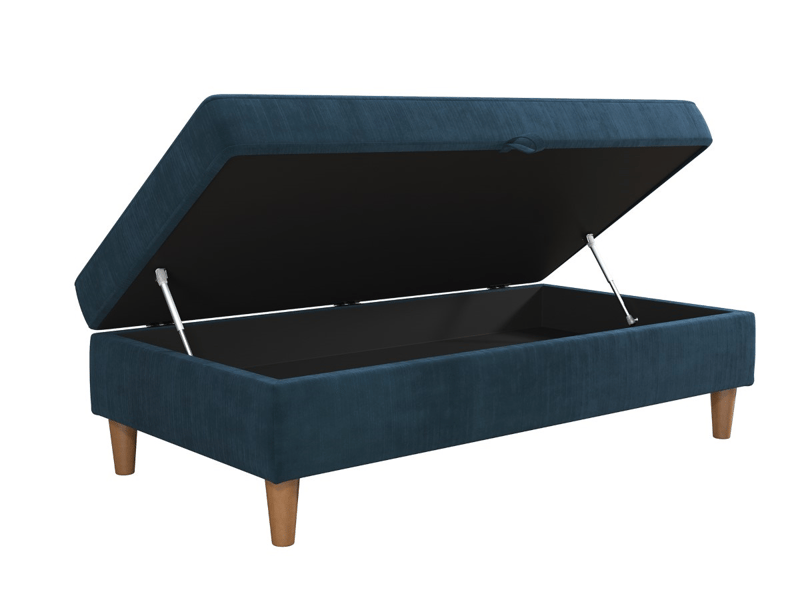 Hartford Chenille Storage Ottoman - image 2