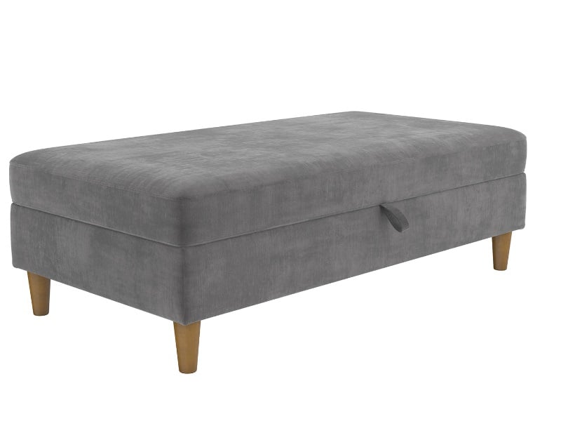 Hartford Chenille Storage Ottoman - image 1