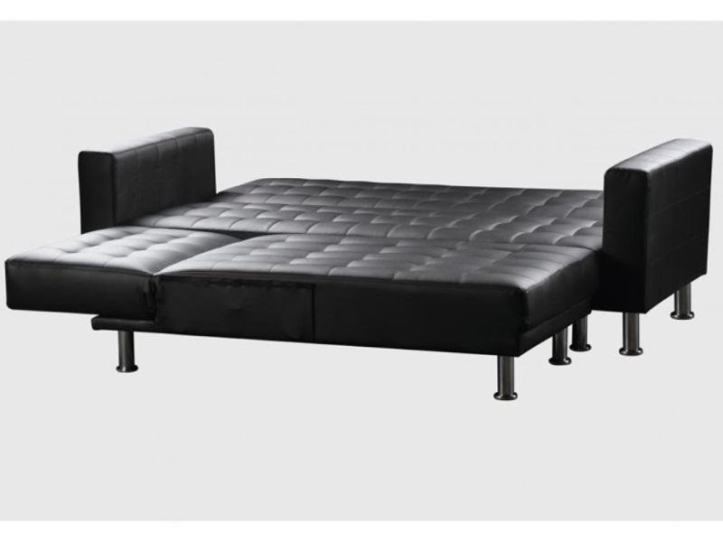 Hawthorn Corner Multi Functional Sofa Bed PU and PVC Brown - image 2