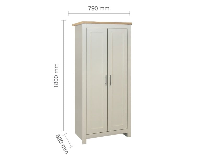 Highgate 2 Door Wardrobe - image 7