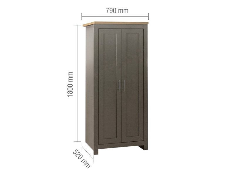 Birlea Highgate 2 Door Wardrobe - image 5