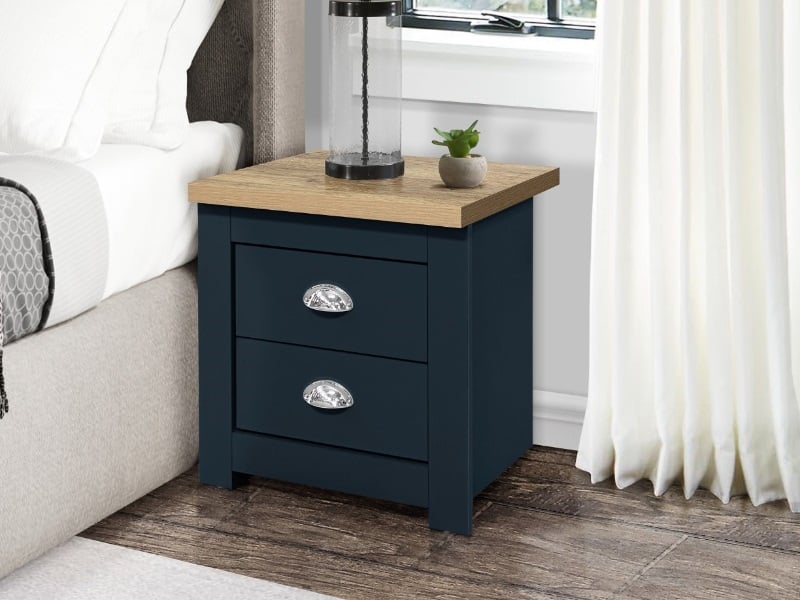 Highgate 2 Drawer Bedside - image 1