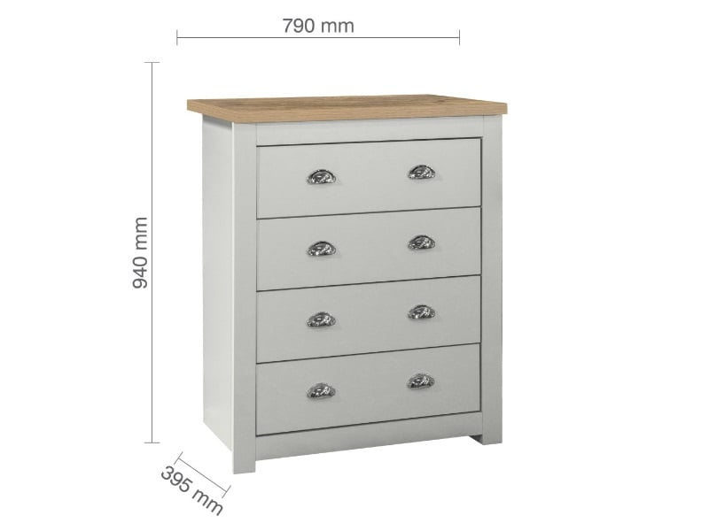 Highgate 4 Drawer Chest - image 7