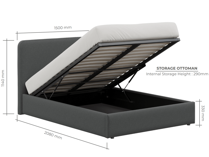 Snuggle Beds Holden Ottoman Bed - image 11