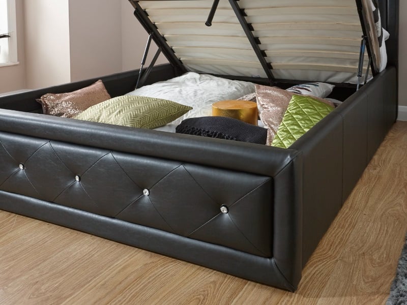 Hollywood Black Ottoman - image 7