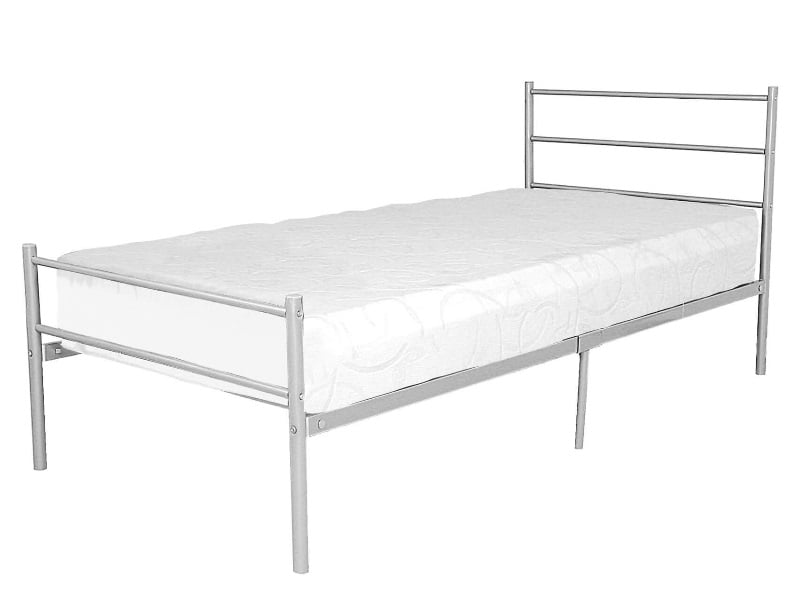 Jennifer Contract Bed Silver - image 1