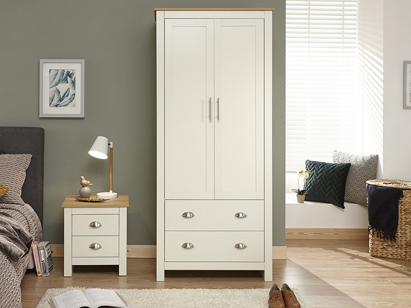 Lancaster 2 Door 2 Drawer Wardrobe - image 1