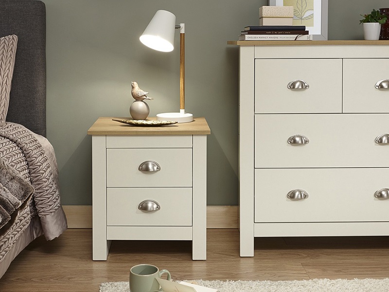 Lancaster 2 Drawer Bedside Chest - image 1