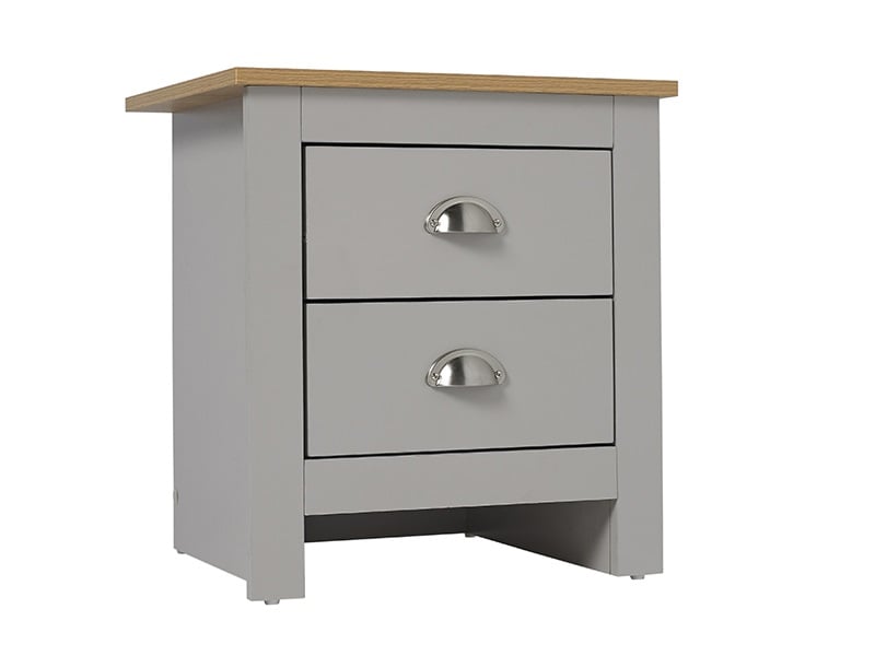 Lancaster Grey and Oak 3 Piece Bedroom Set - image 4