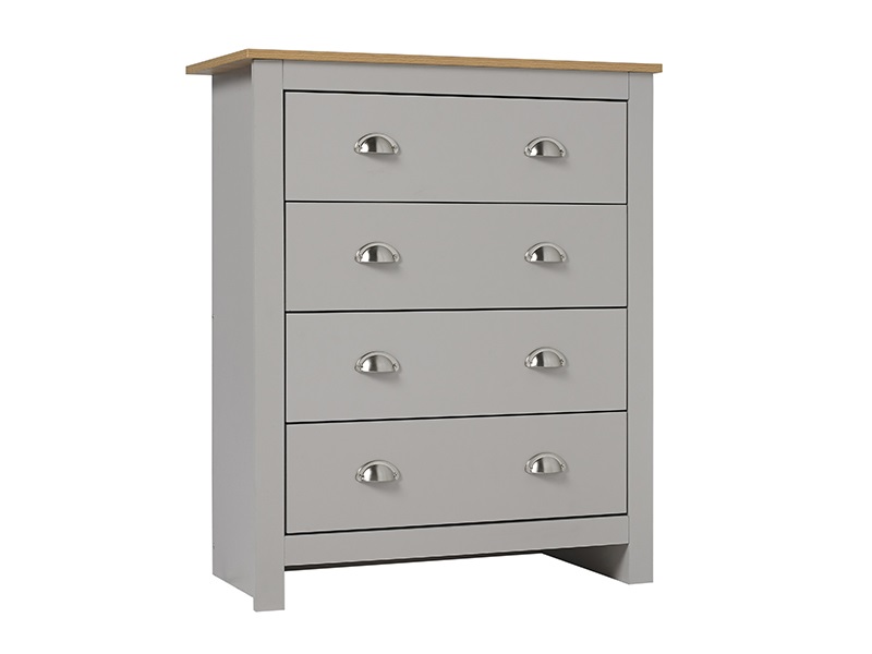 Lancaster Grey and Oak 3 Piece Bedroom Set - image 3