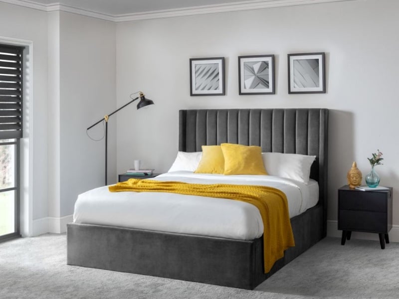 Langham Scalloped Headboard Storage Bed - image 2