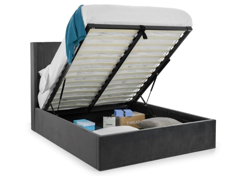 Langham Scalloped Headboard Storage Bed - image 5