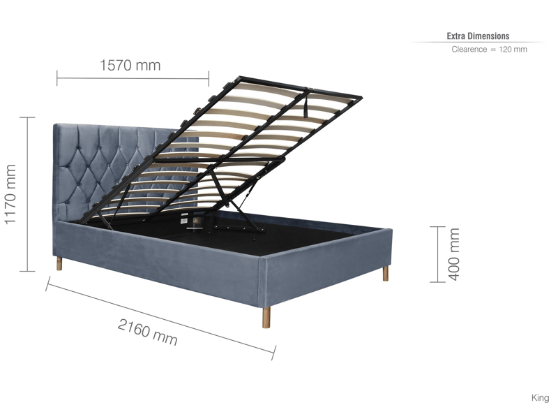 Birlea Loxley Ottoman Ottoman Bed - image 17