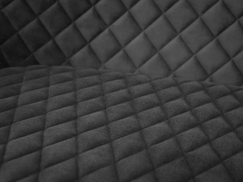 Luxe Velvet Dining Chair Grey (Pair) - image 3