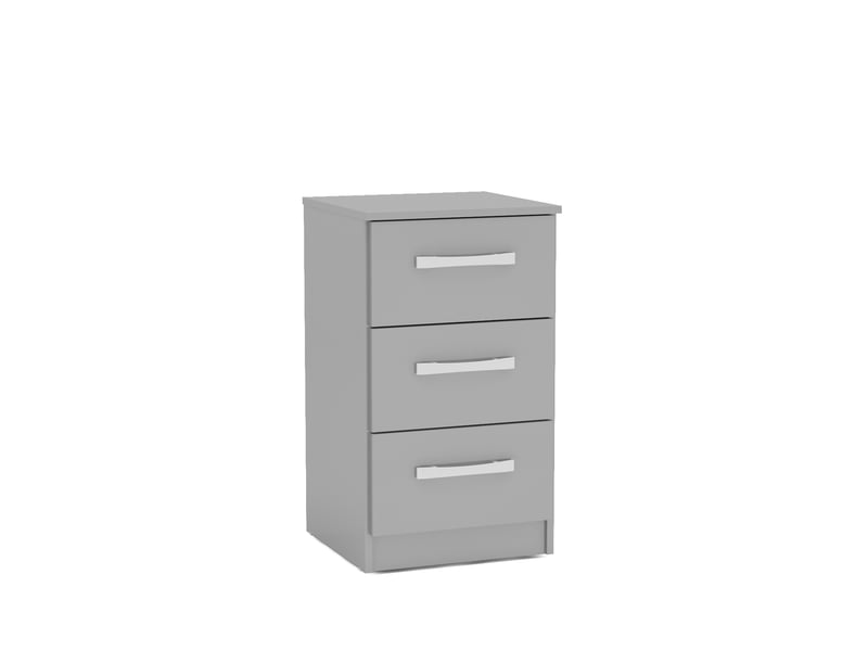 Lynx 3 Drawer Bedside - image 2