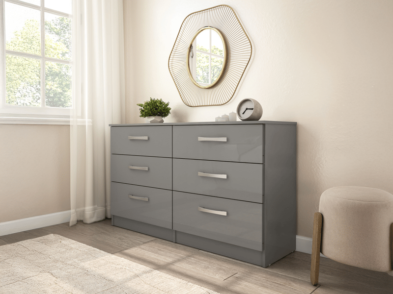 Birlea Lynx 6 Drawer Chest - image 1