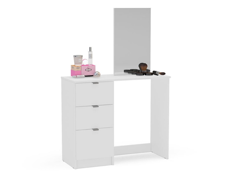 Madison 3 Drawer Dressing Table & Mirror - image 2