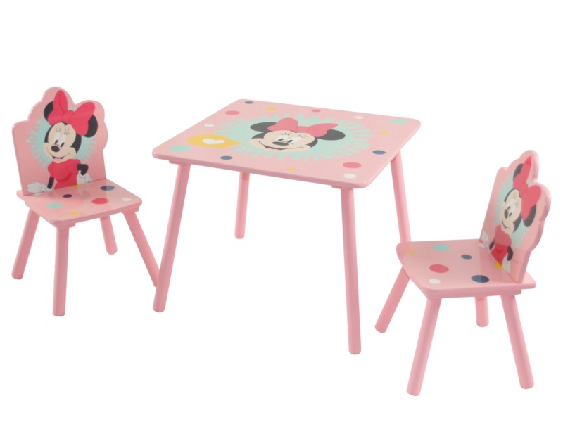 Minnie Mouse Table & Chairs - image 4