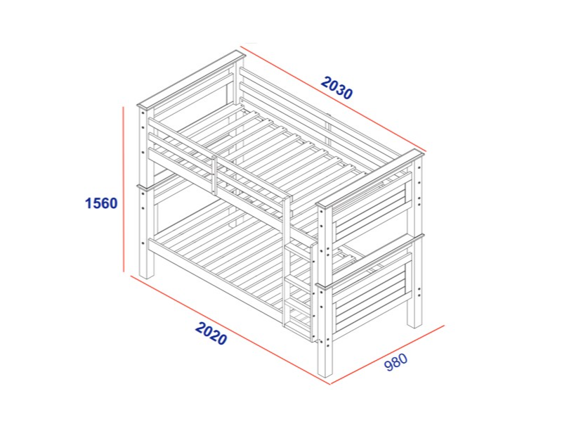 Modern Solid Wood Bunk Bed - image 9