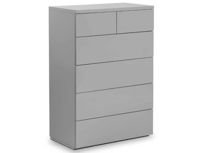 Monaco 4 plus 2 Chest - Grey Gloss - image 2