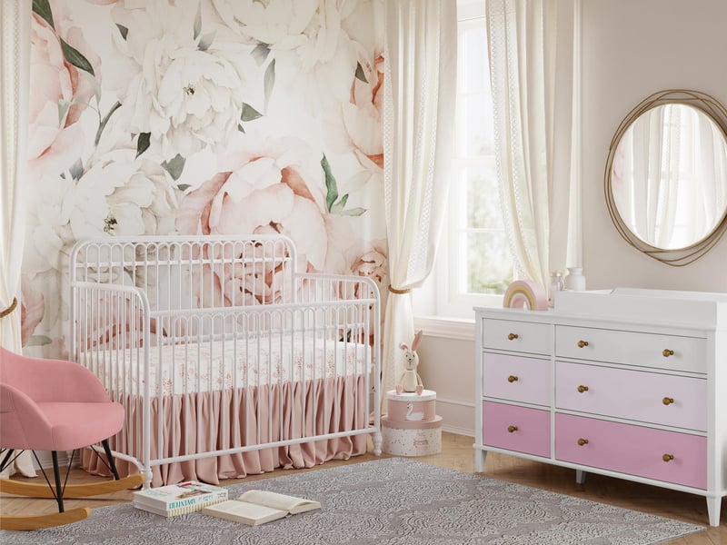 Monarch Hill Ivy 3-in-1 Metal Convertible Crib - image 4