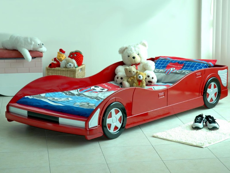 Red kids bed discount