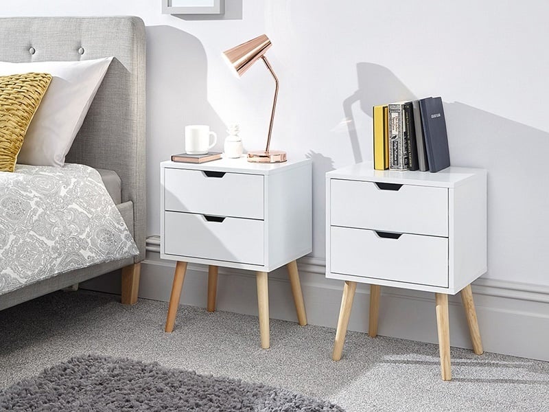 Nyborg 2 Drawer Bedside Pair - image 1