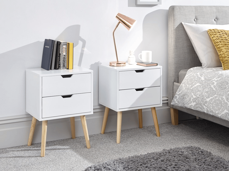 Nyborg 2 Drawer Bedside Pair - image 2