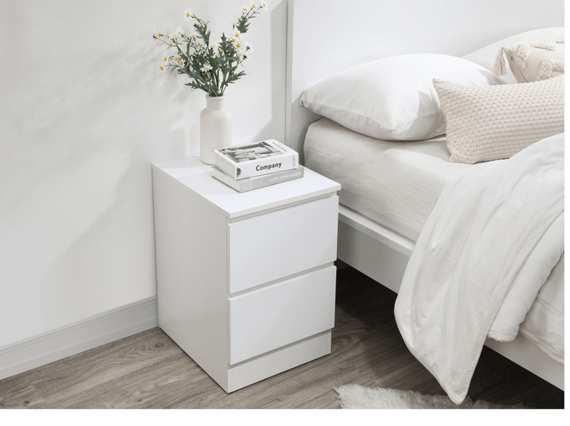 Oslo 2 Drawer Bedside - image 2