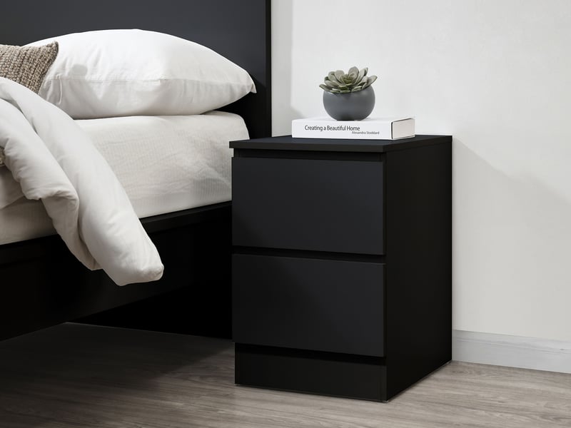 Oslo 2 Drawer Bedside - image 1