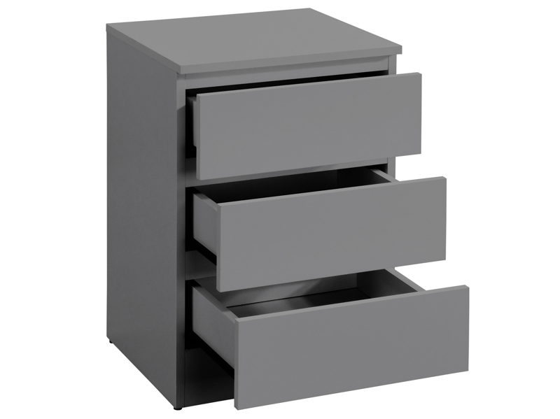 Oslo 3 Drawer Bedside - image 2