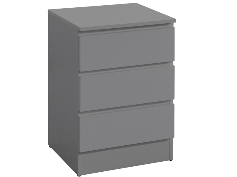 Oslo 3 Drawer Bedside - image 1