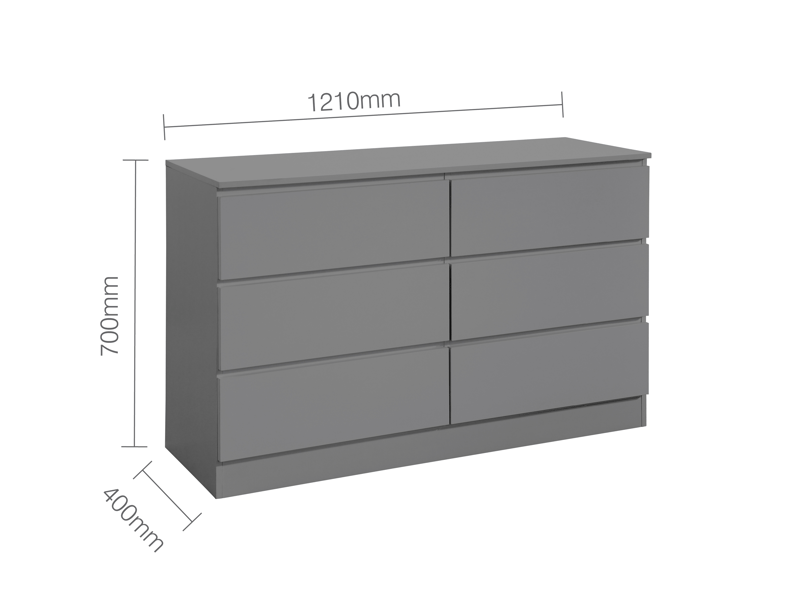 Oslo 6 Drawer Chest - image 6