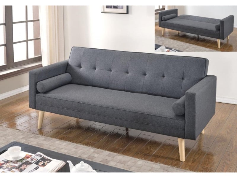 Paris Sofa Bed Dark Grey - image 1