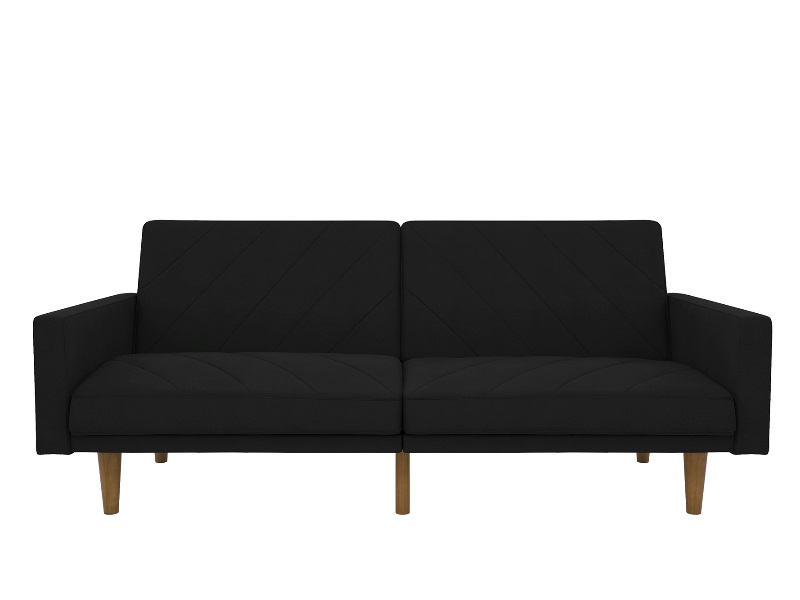 Paxson Linen Sofa Bed with Wooden Feet - image 2