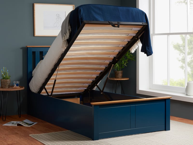 Phoenix Ottoman Navy Blue - image 1