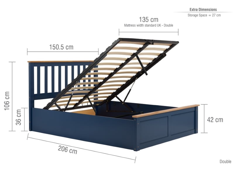 Phoenix Ottoman Navy Blue - image 8