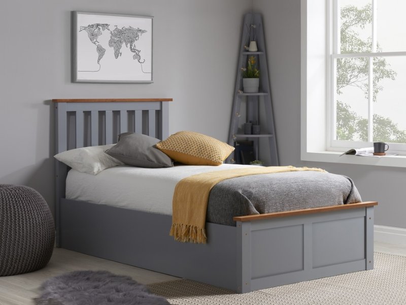 Birlea Phoenix Ottoman Stone Grey Ottoman Bed - image 2