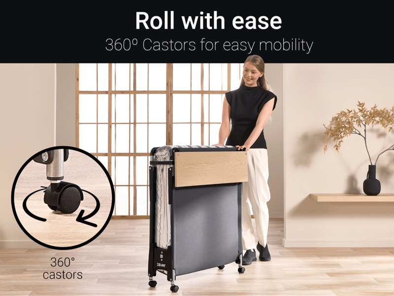 Quick Folding Bed with Comfort Mattress - image 6