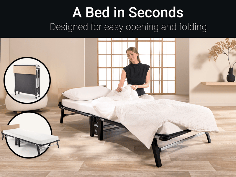 Quick Folding Bed with Memory Mattress - image 6