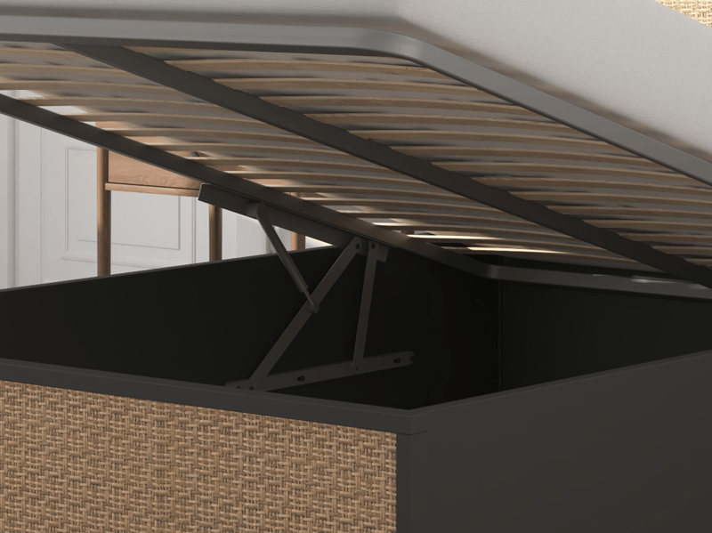 Raphael Black Ottoman Bed - image 4