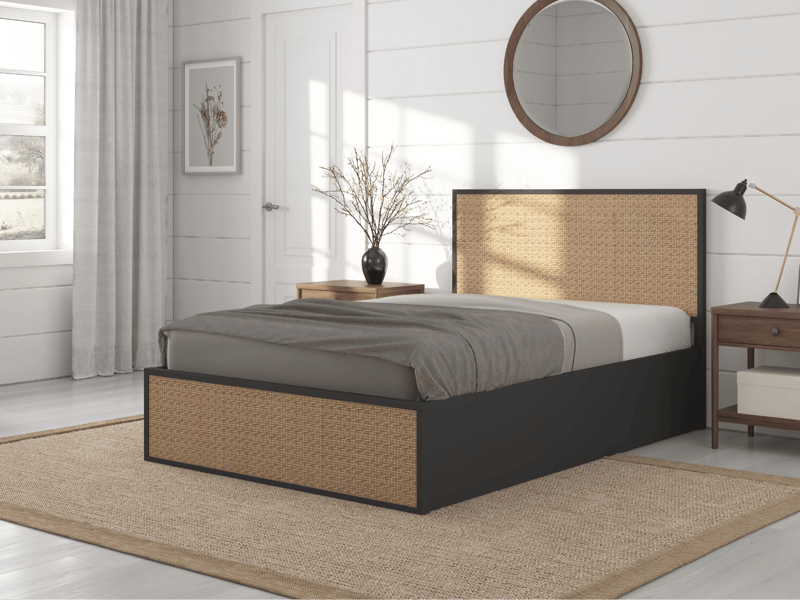 Raphael Black Ottoman Bed - image 2